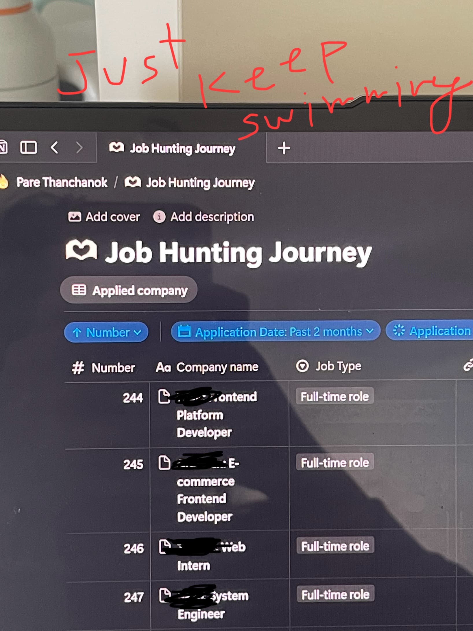 Just keep swimming Image